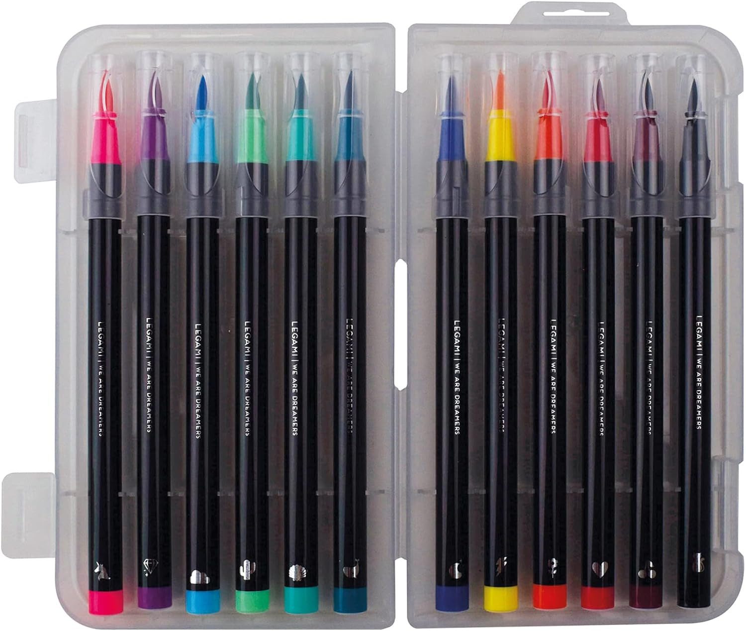 Legami Filzstift Legami - Set mit 24 Filzstiften - 12 Pastellfarben und 12 Leuchtfarben, (2-tlg)
