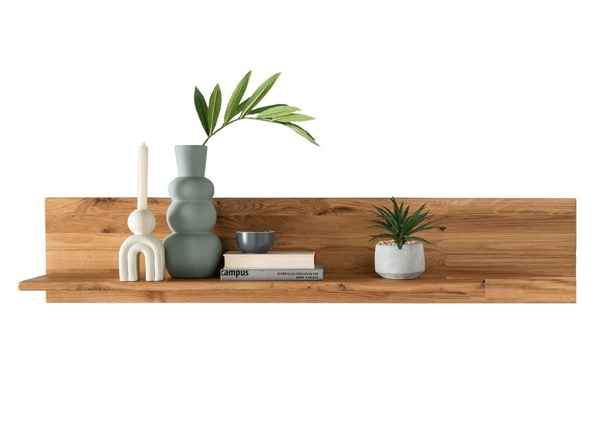 Main Möbel Hängeregal Wandboard 149cm "Belfast" Wildeiche massiv