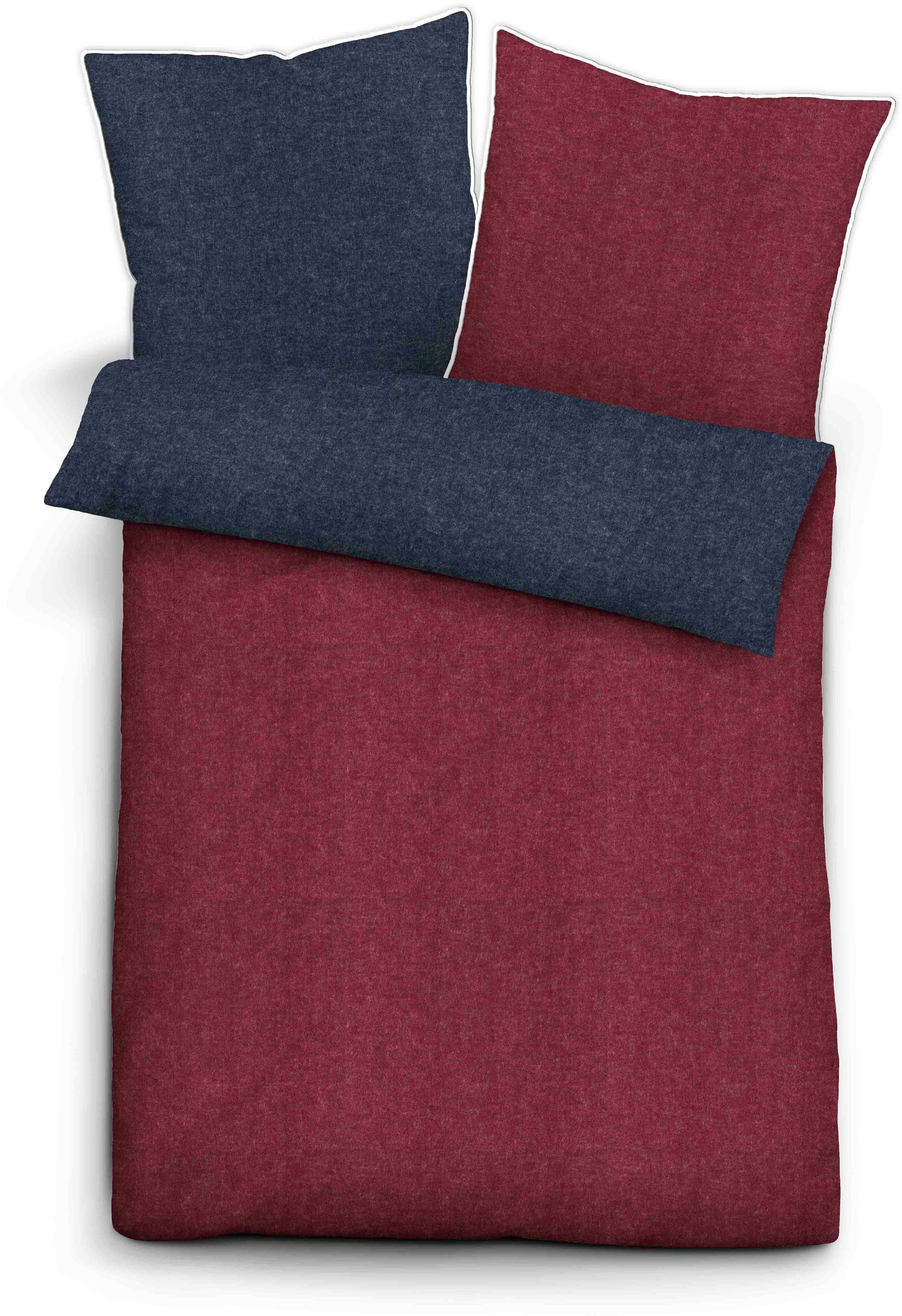 Biberna Wendebettwäsche »Hermal«, aus weicher, wohlig warmer Flanell (Biber günstig online kaufen