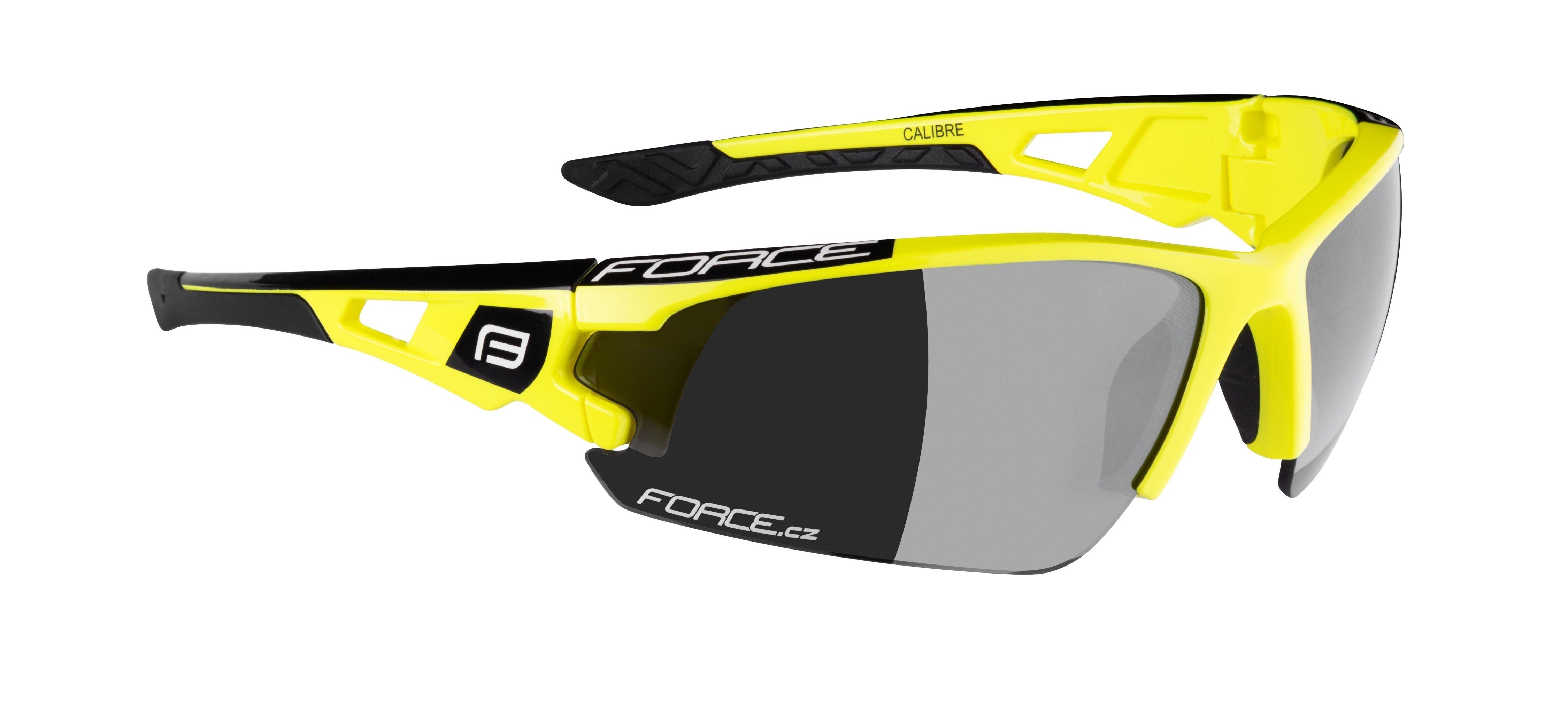 CALIBRE FORCE FORCE gelb-schwarz Fahrradbrille Sonnenbrille