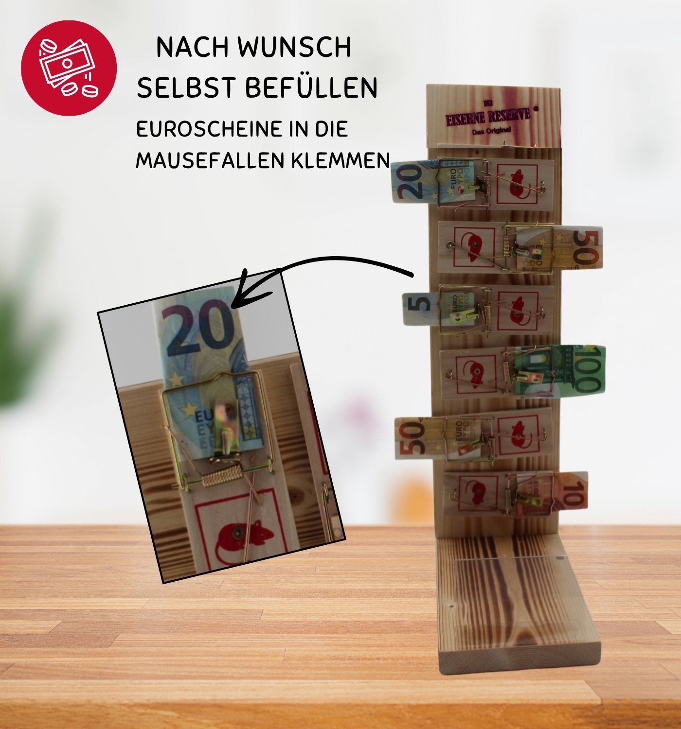 Thumbnail - Eiserne Reserve® Geschenkbox Alles Gute zur Jugendweihe -Eiserne Reserve Mausefalle Premium 6er Gel