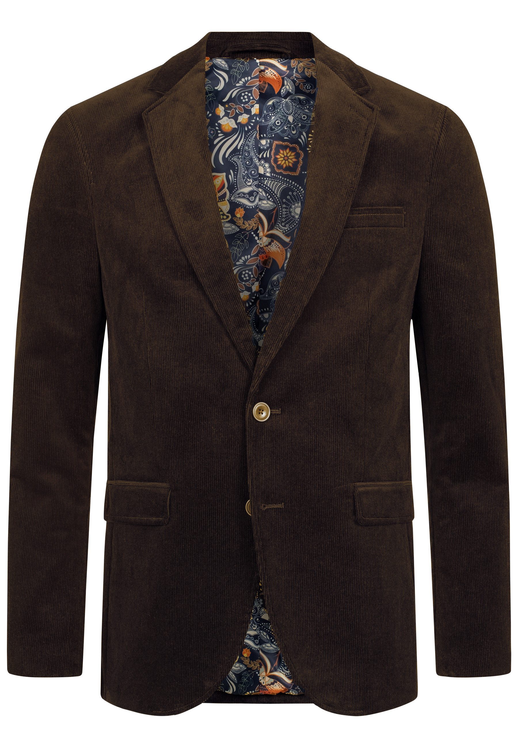 Jeff Anzugsakko Herren JFGeorge Sakko Herrensakko Jacket Stilvolles Cord-Sakko – Klassische Eleganz mit modernem Twist