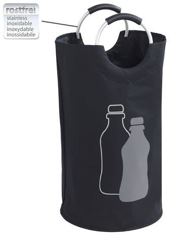 WENKO Flaschensammler Modell Jumbo, Multifunktionstasche, Pfandsammler mit 2 Tragegriffen, 69 Liter