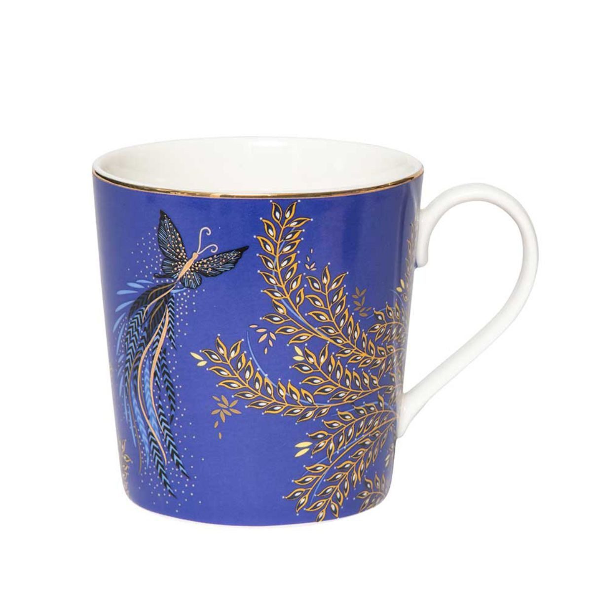 Portmeirion Becher Sara Miller London Porzellan Tasse Butterfly Trails, Porzellan