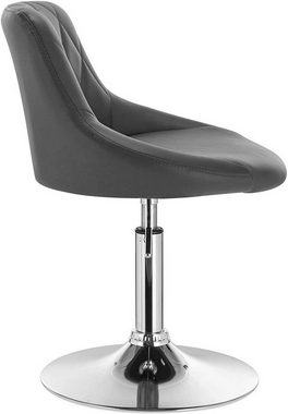 Woltu Barhocker (4 St), Verstellbarer Sitzhocker Stuhl aus Kunstleder