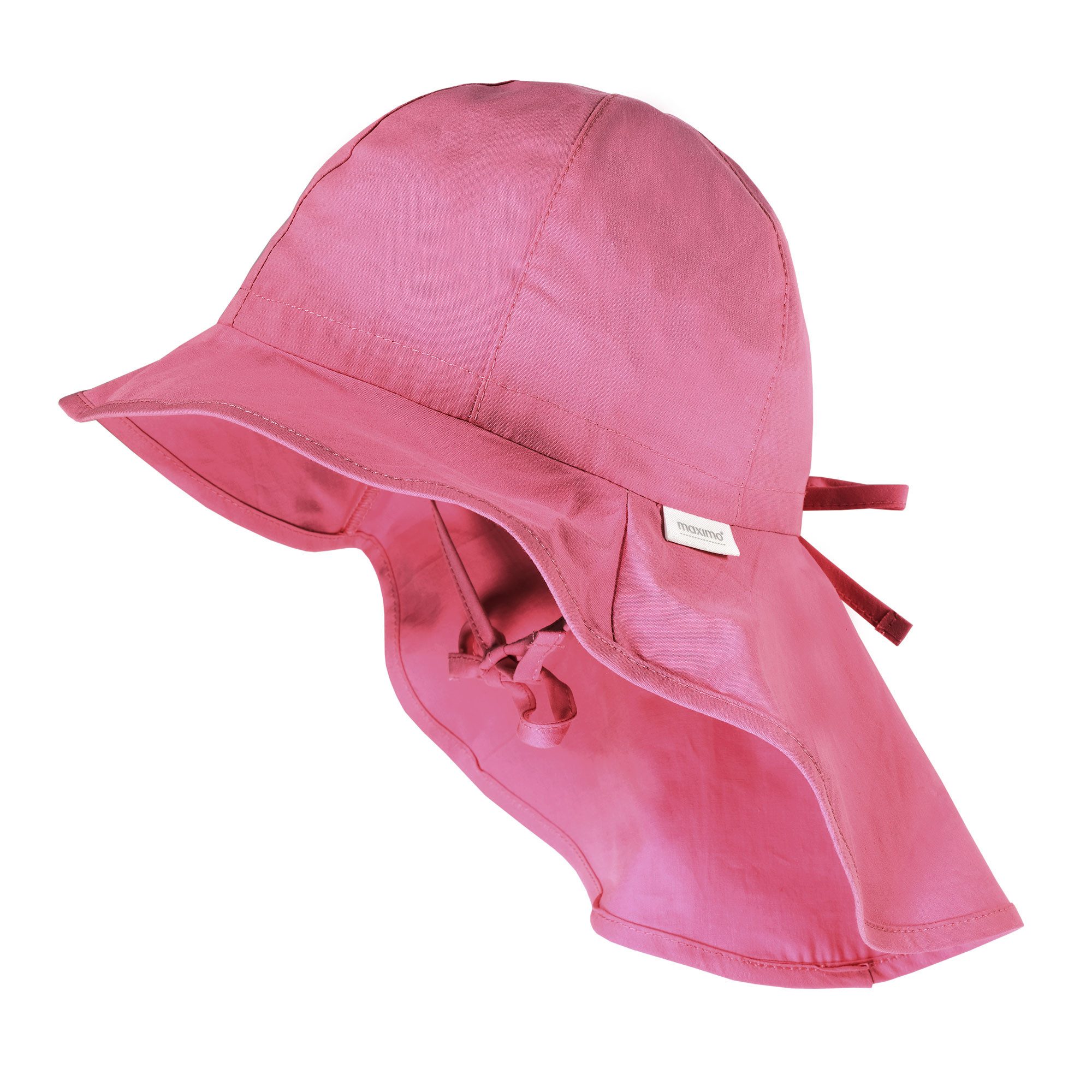 MAXIMO Sonnenhut (1-St) mit Nackenschutz, mit Schleife, mit Bindeband, basic, bequem