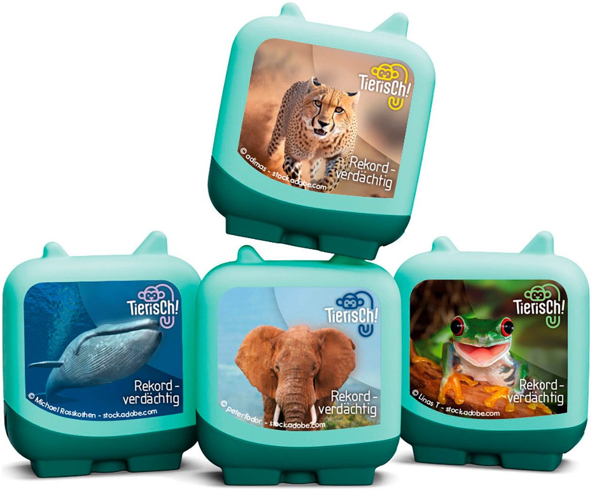 tonies Hörspielfigur Clever Tonie Tierisch ! - Rekordverdächtig - 4er Set