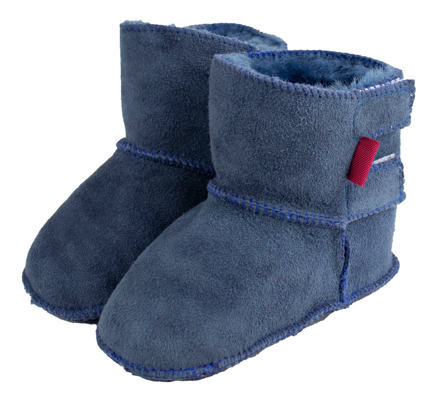 Reissner Lammfelle Lammfell Babyschühchen Modell TOULON 2-Klett Babystiefel