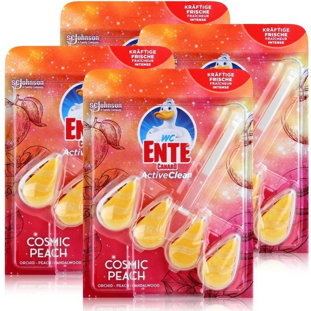 WC Ente WC Ente ActiveClean Einhänger Cosmic Peach 38,6g WC-Frische (4er Pack) WC-Reiniger