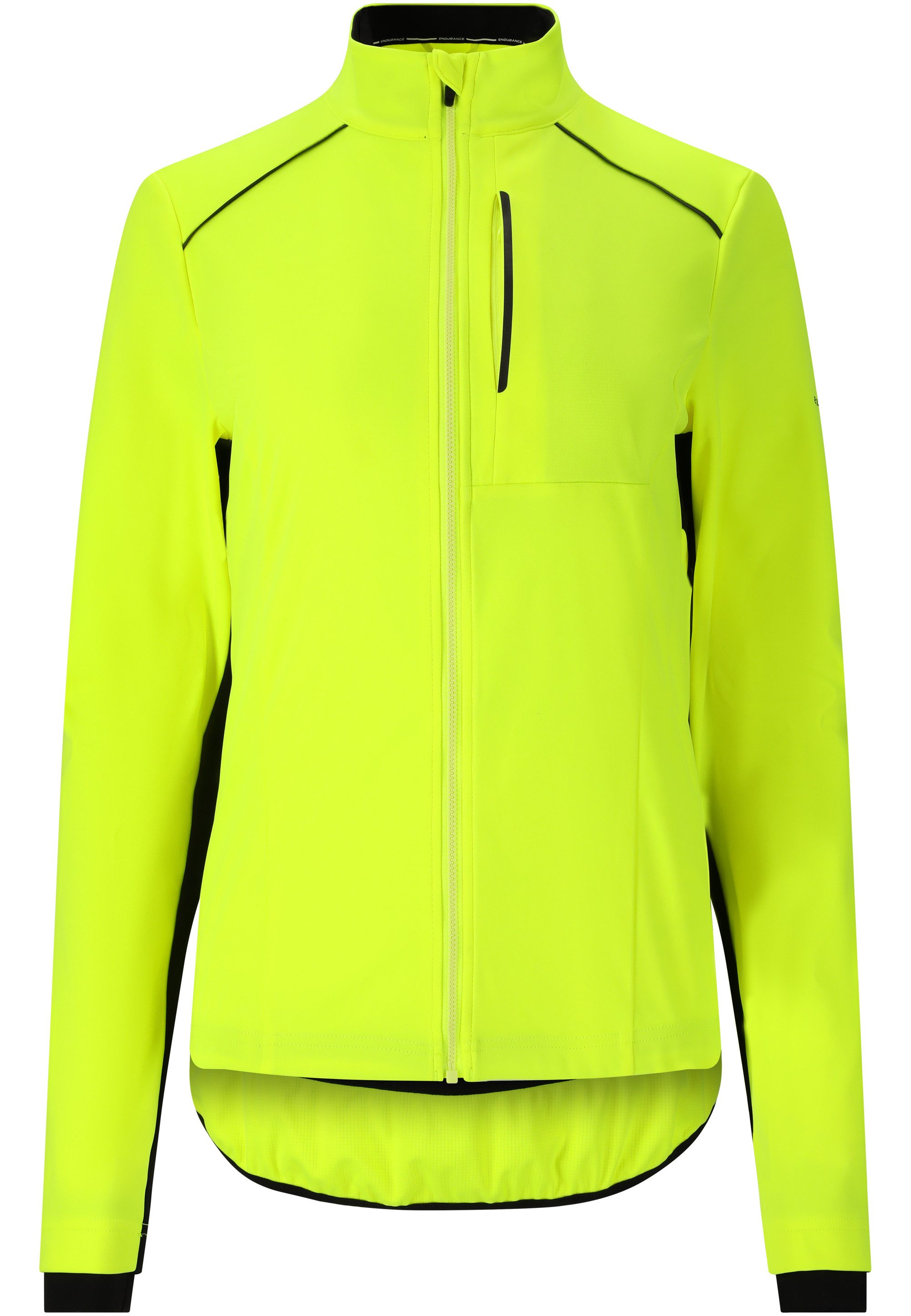 Endurance Athlecia Funktionsjacke Tandori W Cycling/MTB Windblock Jacket Safety Yellow