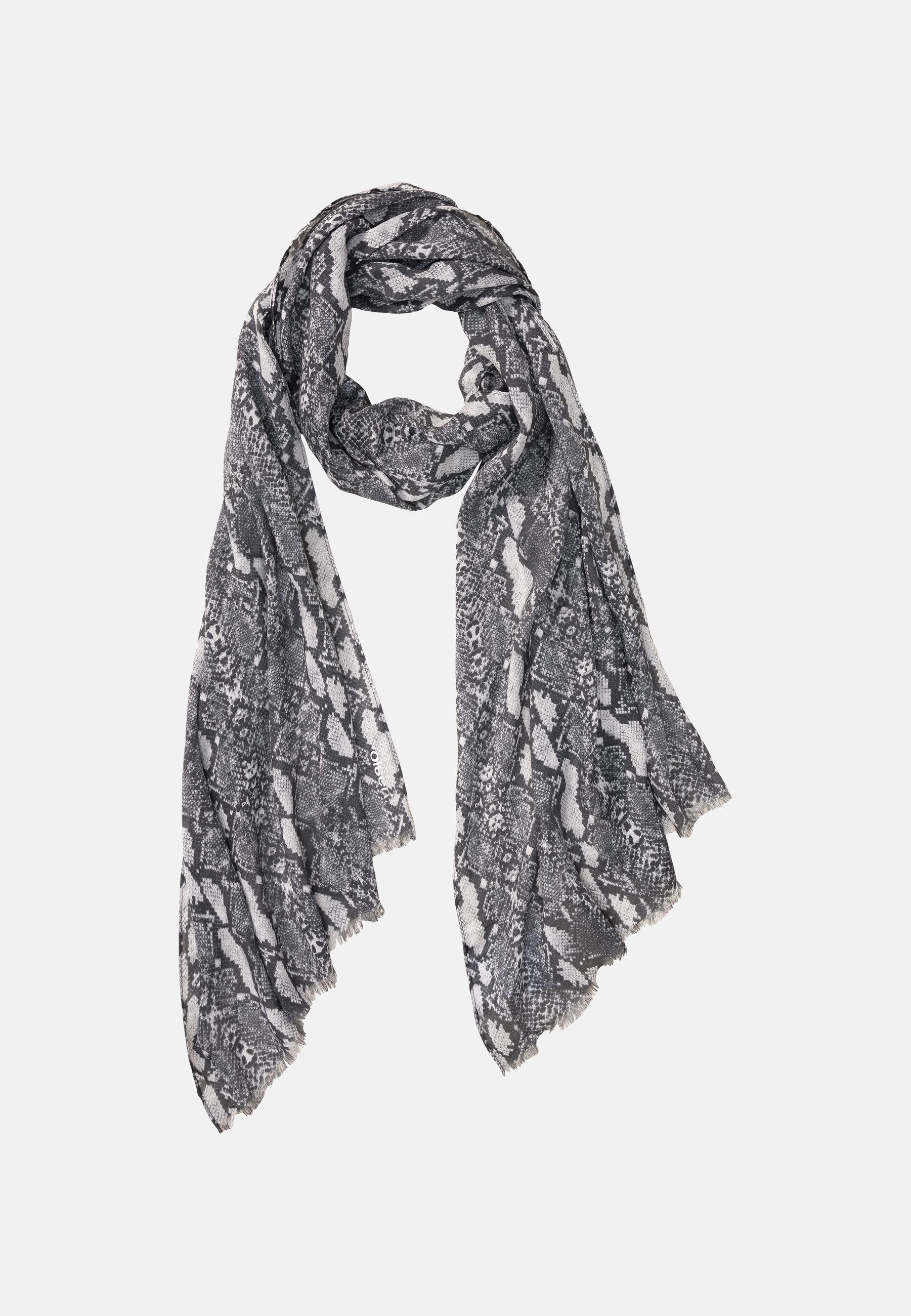 Olsen Schal mit Schlangenprint
