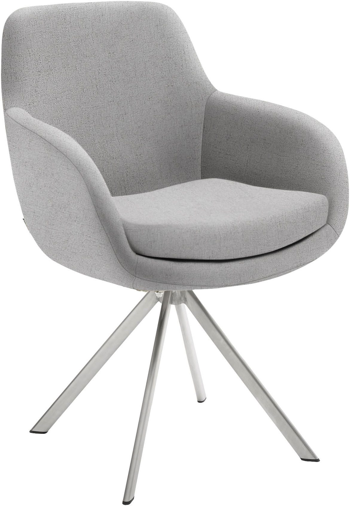 Musterring Esszimmerstuhl Tavia (Set, 2 St), Stativgestell Edelstahl, wahlweise mit Drehfunktion, diverse Кольора(ів)