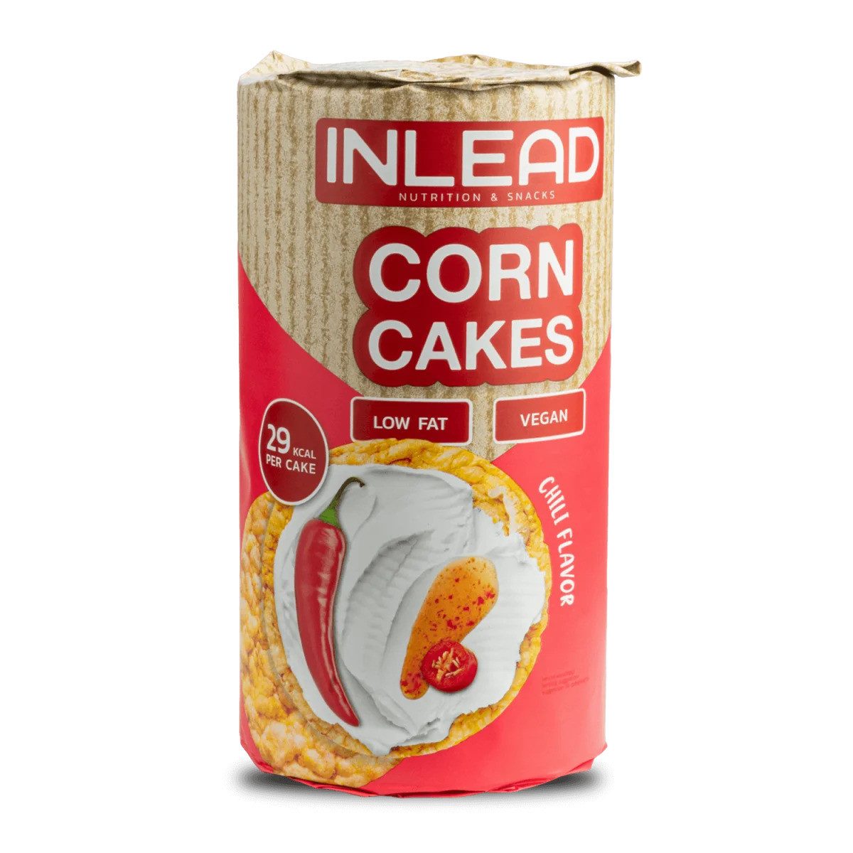 Inlead Nutrition GmbH & Co. KG Corn Cakes 6 x 120g - Chili Waffeln, 720 g, Waffeln