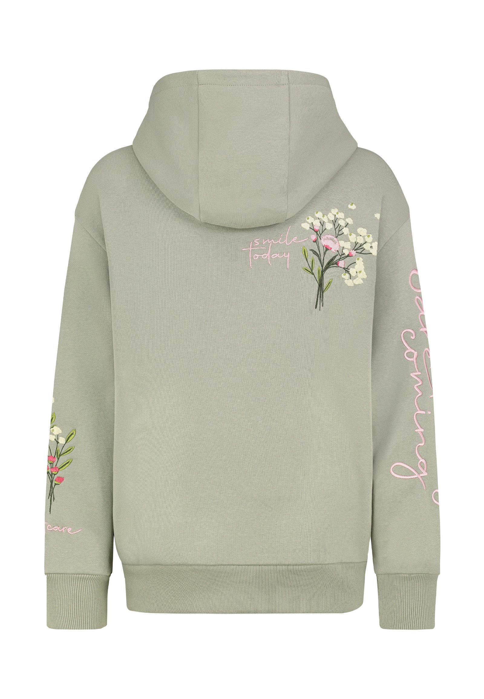 Eight2Nine Kapuzenpullover Damen Hoodie mit Bestickung und Kapuze Sweater, günstig online kaufen