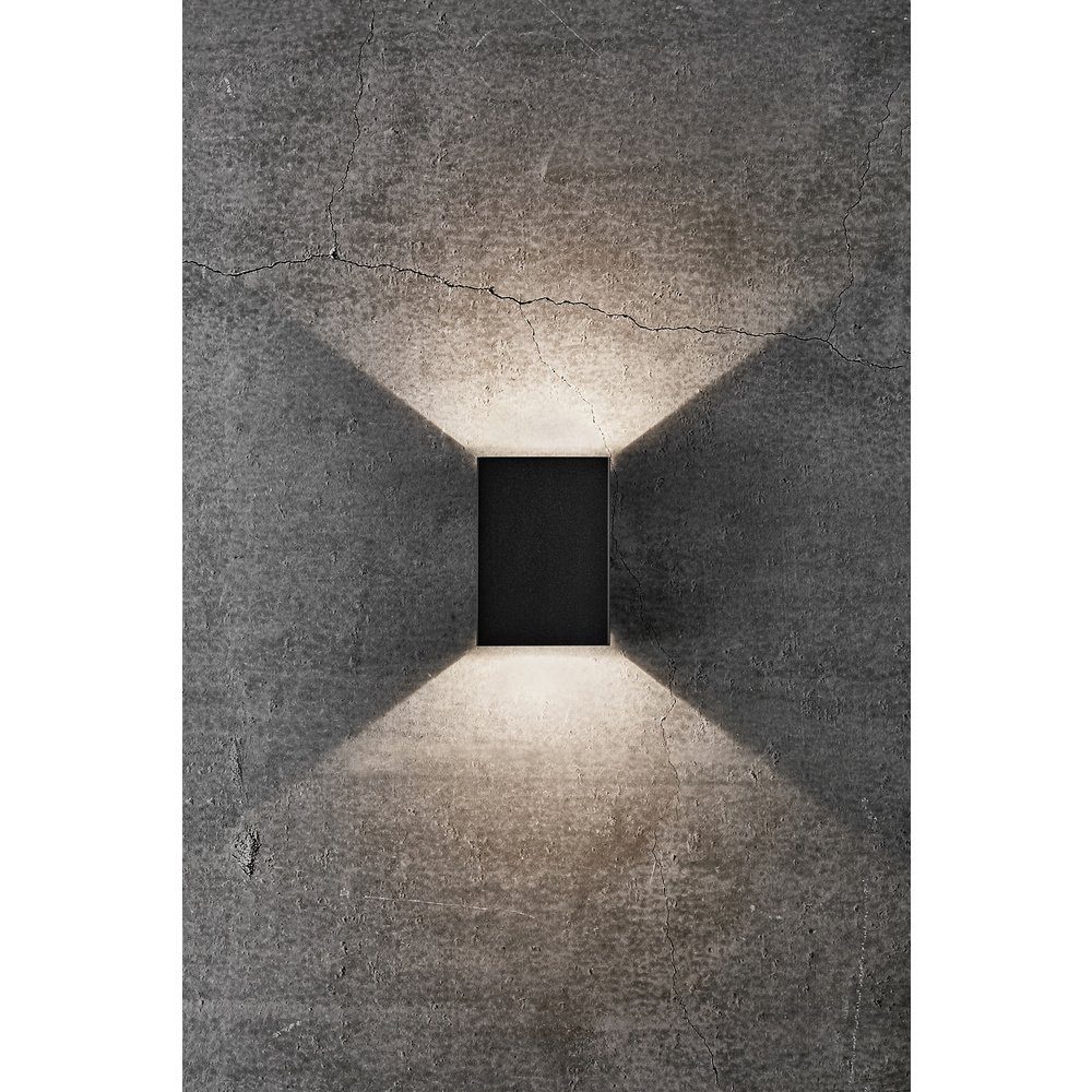 Nordlux Außen-Wandleuchte Nordlux Fold 10 2019041003 LED-Wandleuchte LED LED 5.4 W Schwarz