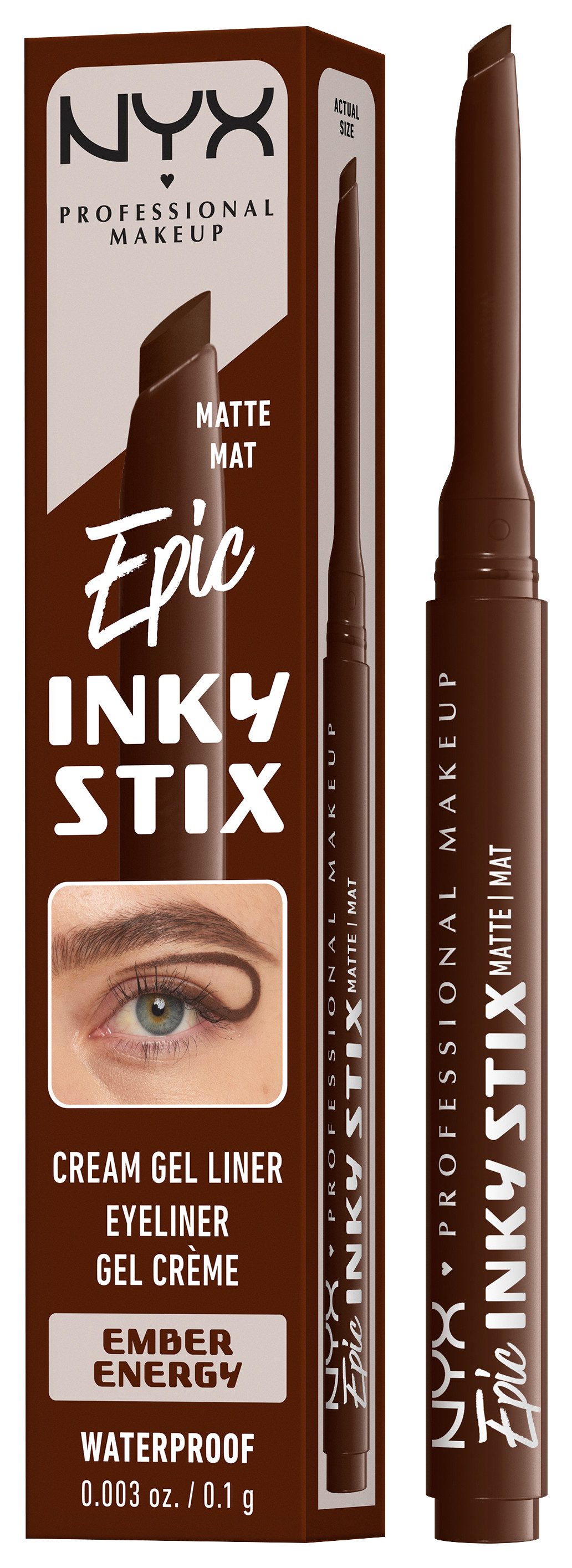 NYX Eyeliner NYX Professional Makeup Epic Inky Stix Cream Gel Eyeliner