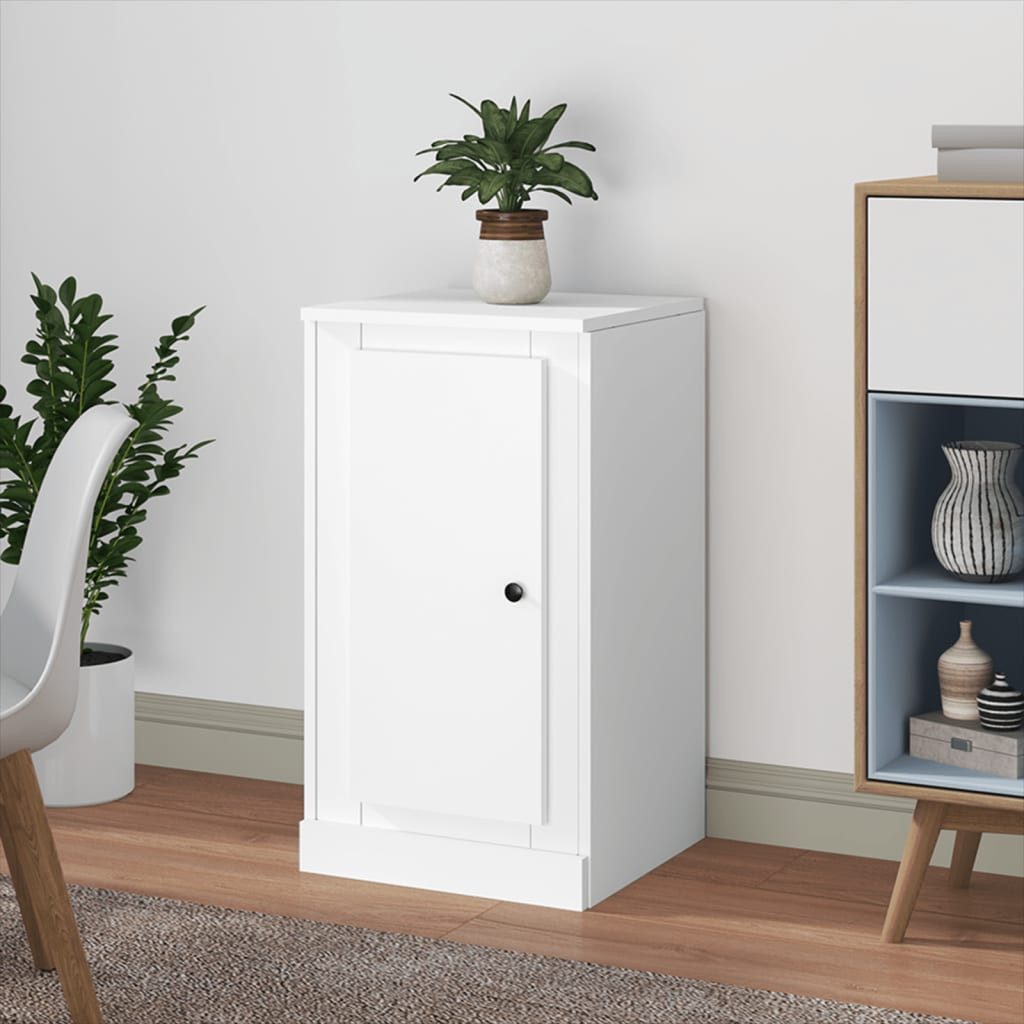 vidaXL Sideboard NA Sideboard Weiß 37,5x35,5x67,5 cm Spanplatte Kommode