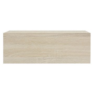 ML-DESIGN Nachttisch Kommode hängend mit eine Schublade grifflos Holzwerkstoff Wandmontage (1-St), Wandschrank hängend Sonoma-Eiche kratzfest Nachtschrank 46x30x15cm