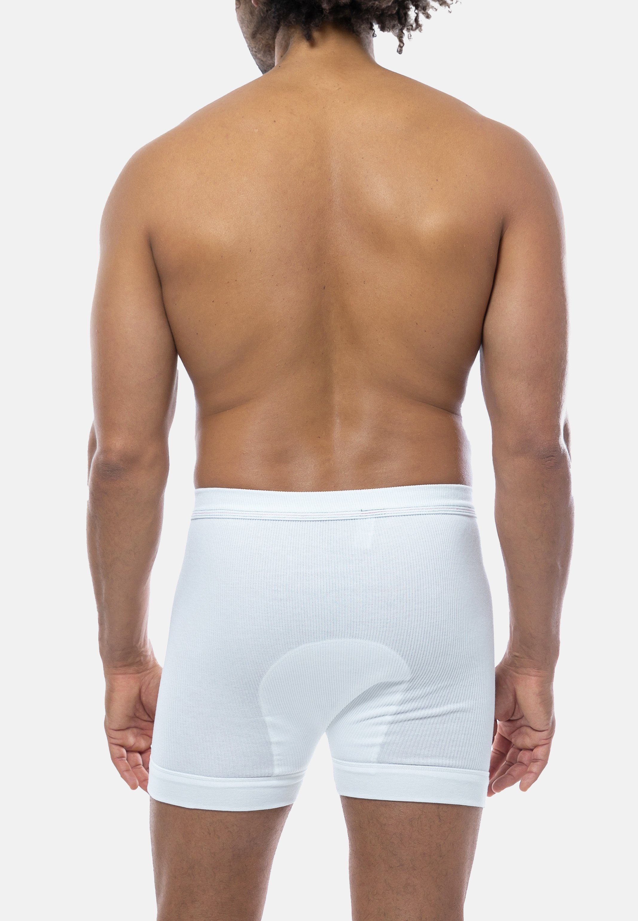 5-St) Baumwolle Unterhose - conta Pack Boxer Eingriff Doppelripp Mit Pflegeleicht kurz (Spar-Set, Formstabil, - 5er - Retro