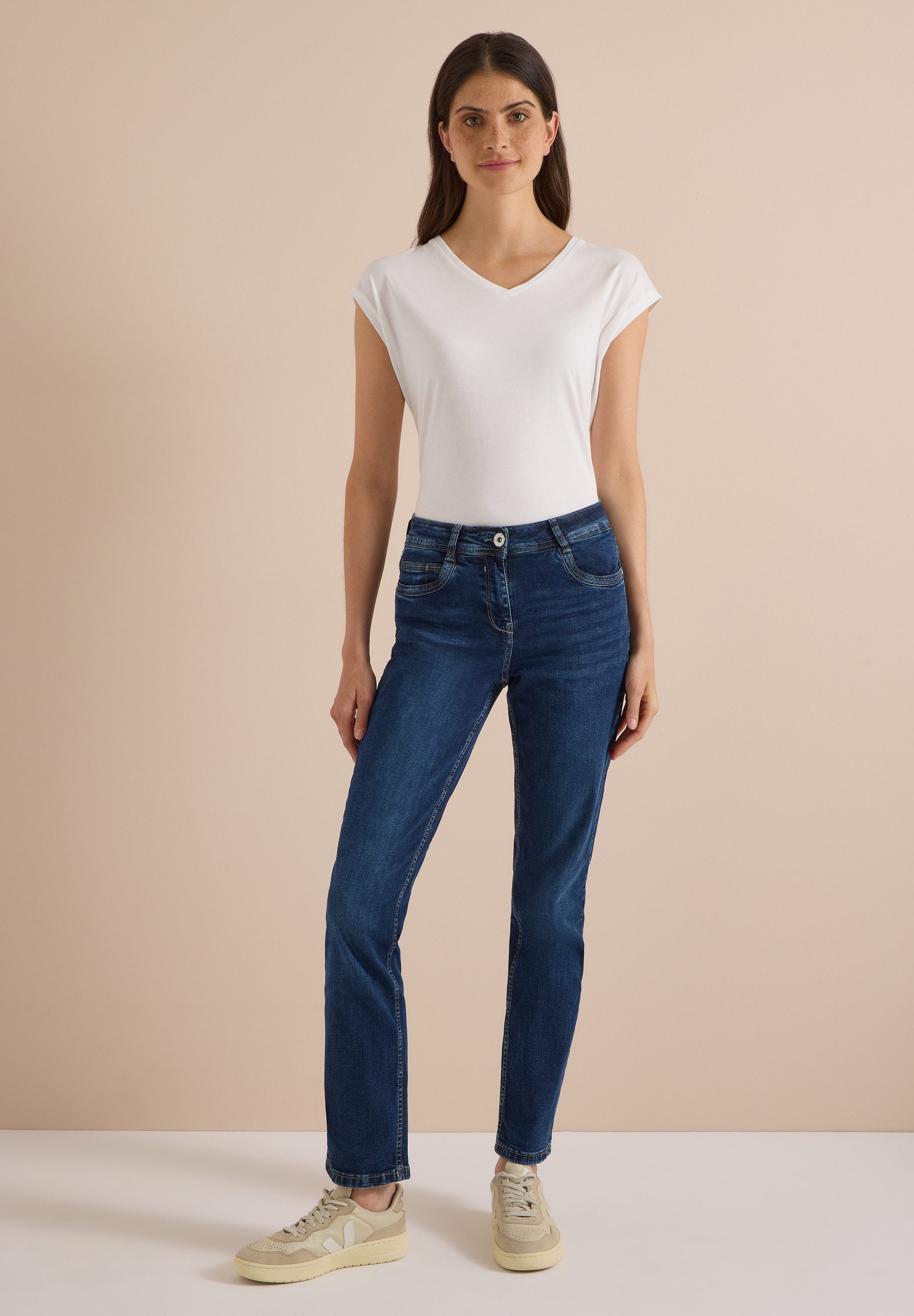 CECIL Slim-fit-Jeans High Waist – Bild 4 von 5