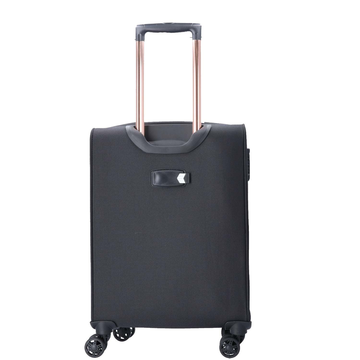 TheTrueC Koffer TheTrueC 4 Rollen Koffer Superlight 55cm Kopenhagen black/rose, 4 Rollen Rollen