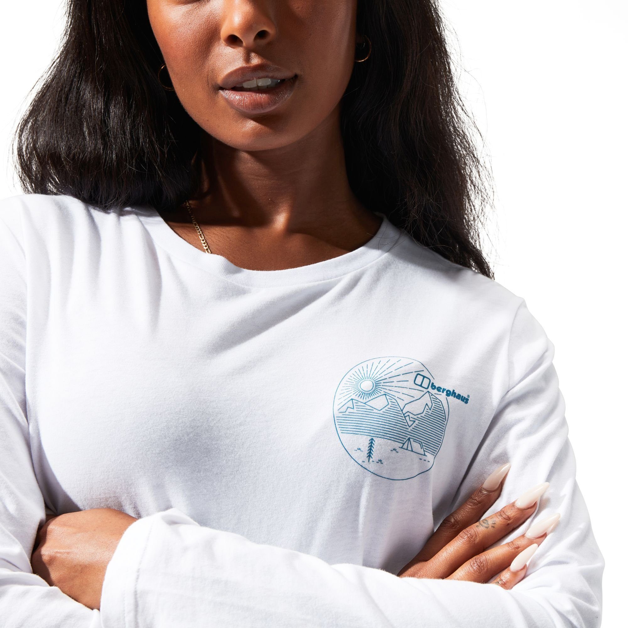 Berghaus Rundhalsshirt (1-tlg) mit entspannter Passform