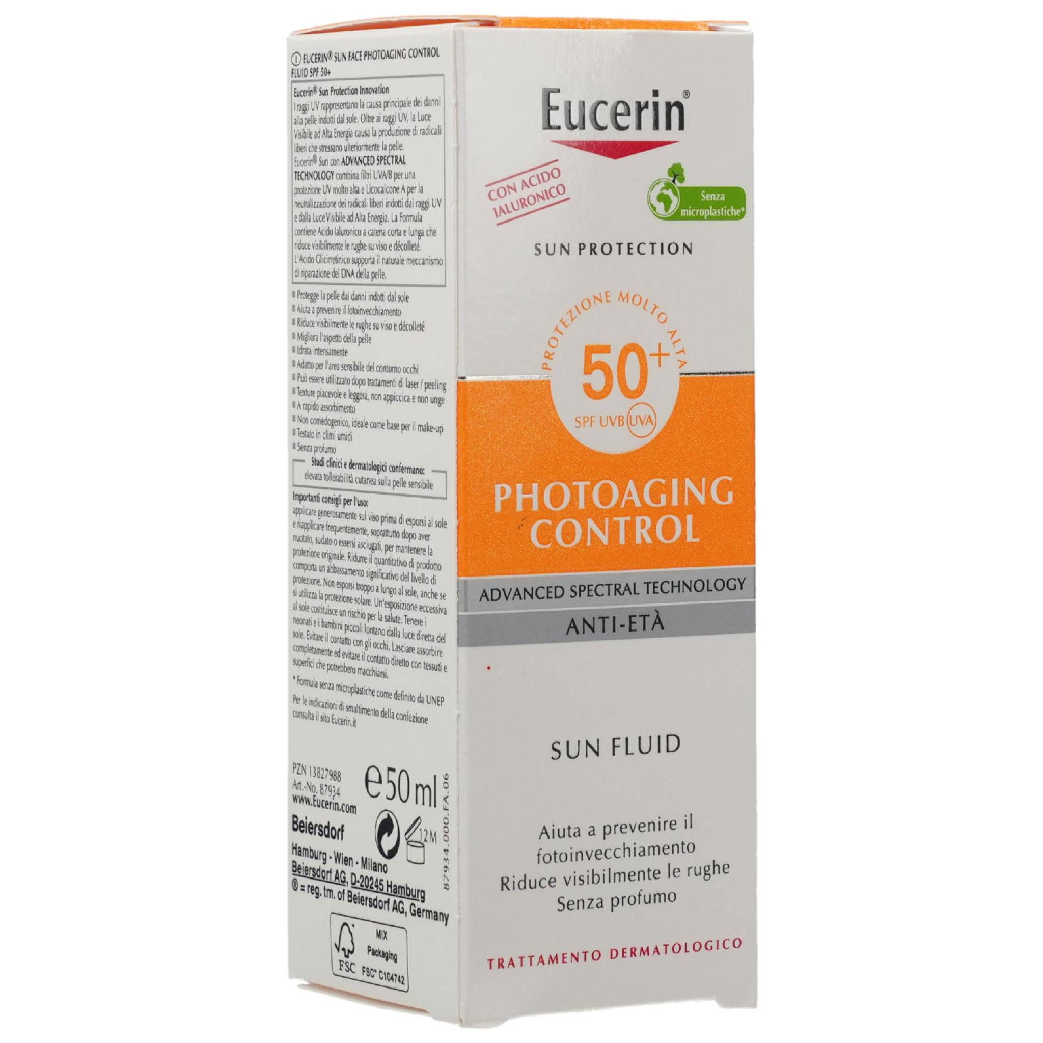Eucerin Sonnenschutzcreme EUCERIN Sun Fluid PhotoAging Control LSF 50 50ml PZN 13827988