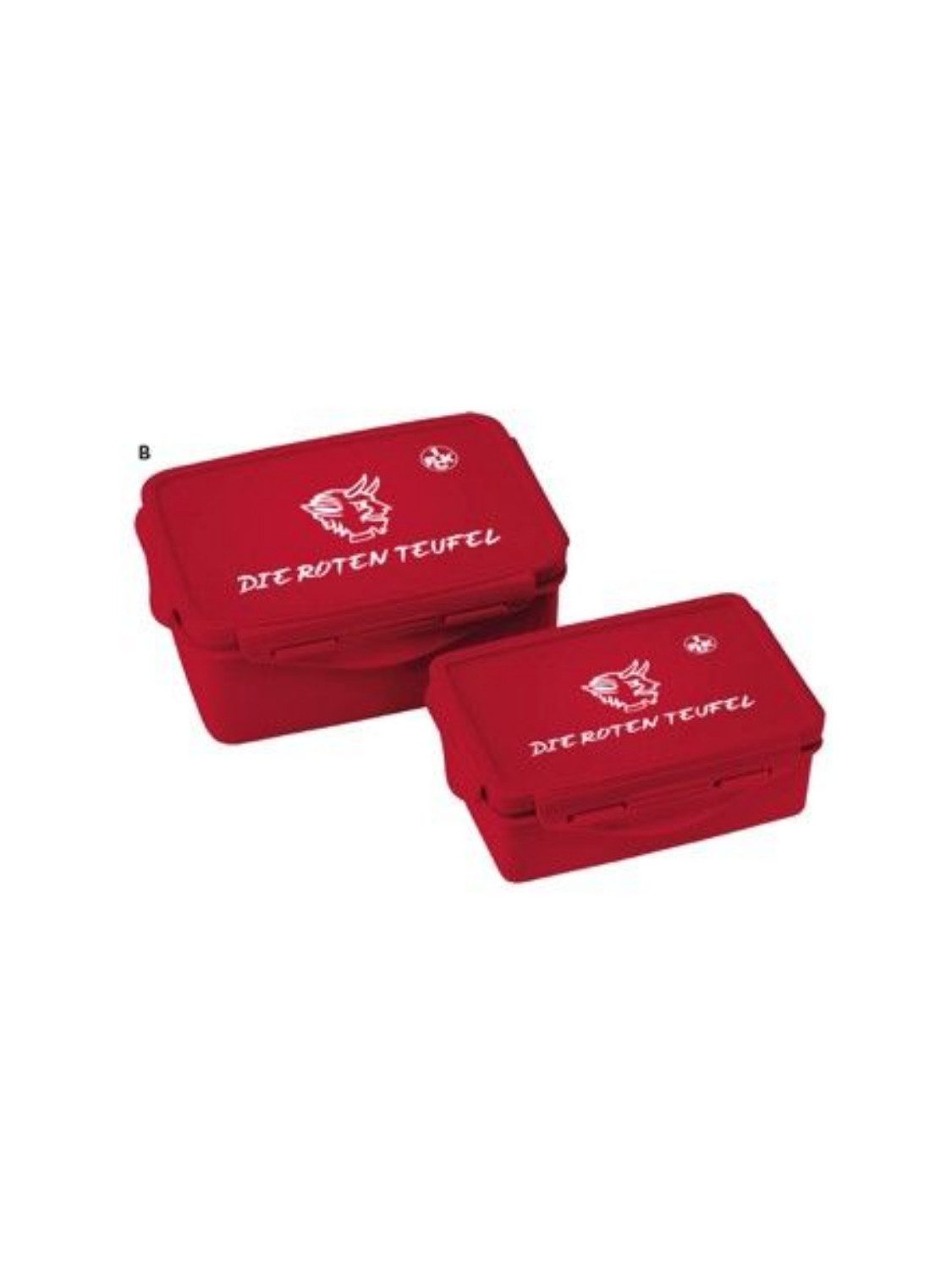VertriebsArena GmbH Lunchbox FCK Brotdose 2er Set