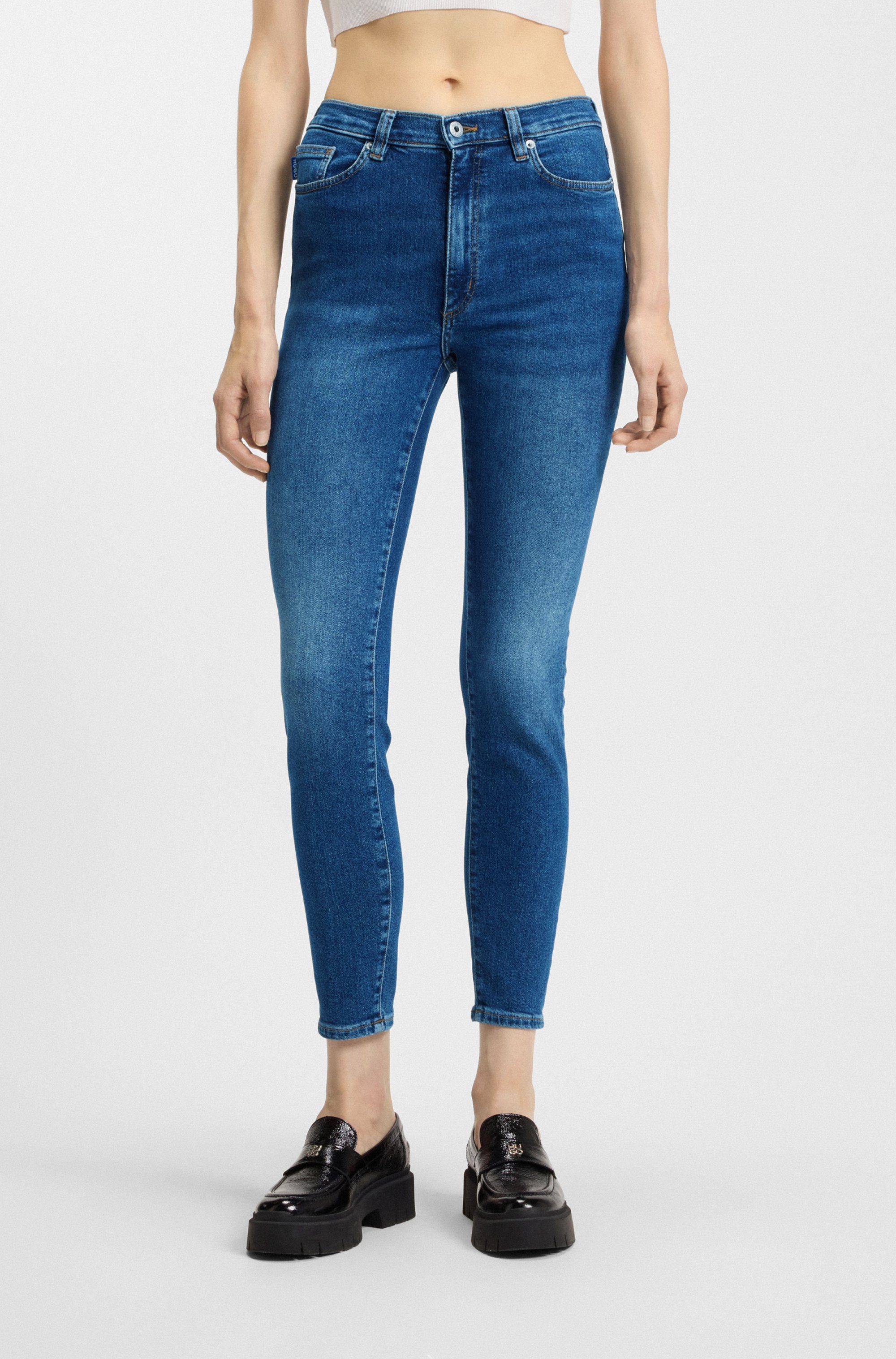 HUGO Blue Skinny-fit-Jeans Malu Skinny Fit mit mittlerer Leibhöhe