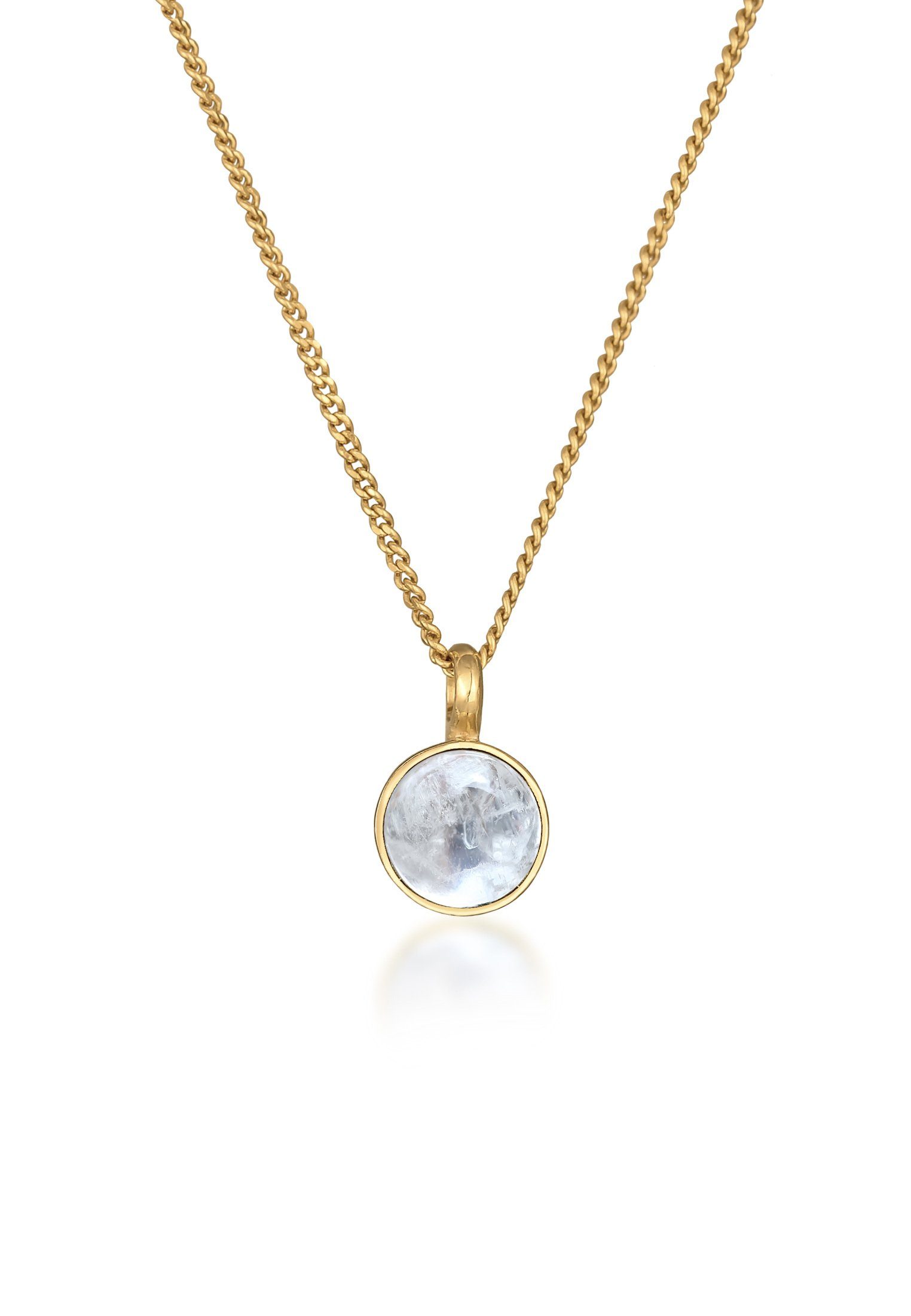 Elli Premium Kette mit Anhänger Mondstein günstig online kaufen