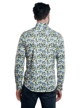 Engbers Langarmhemd Hemd mit floralem All-Over Print