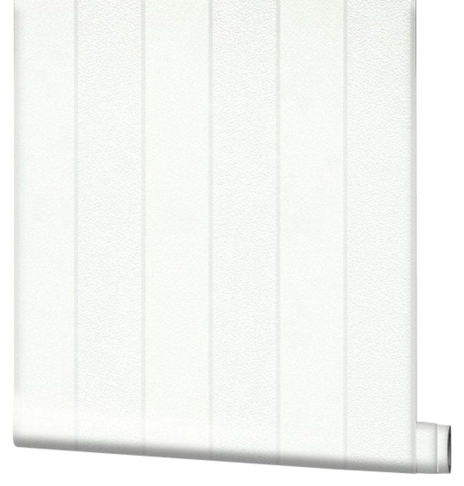 Marburg Vliestapete, Streifen, schimmernd, (1 St), gut lichtbeständig, hochwaschbeständig weiß/grau