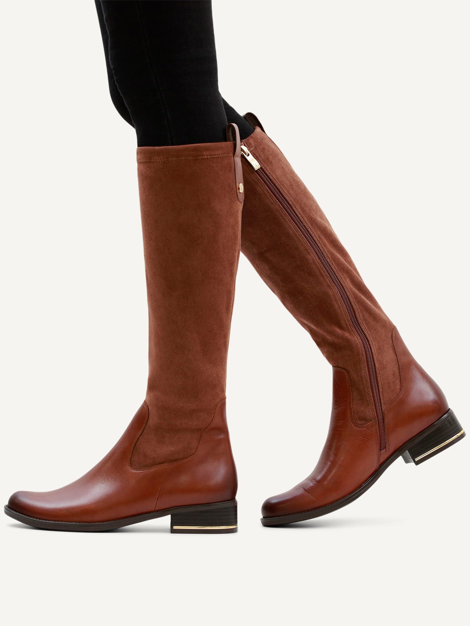 Caprice Stiefel, Blockabsatz, Langschaftstiefel, Businessstiefel, bequeme günstig online kaufen