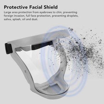 Mudo Home Sicherheitshelm Gesichtsschutz, klarer Gesichtsschutz, Sicherheit, 2 Stück