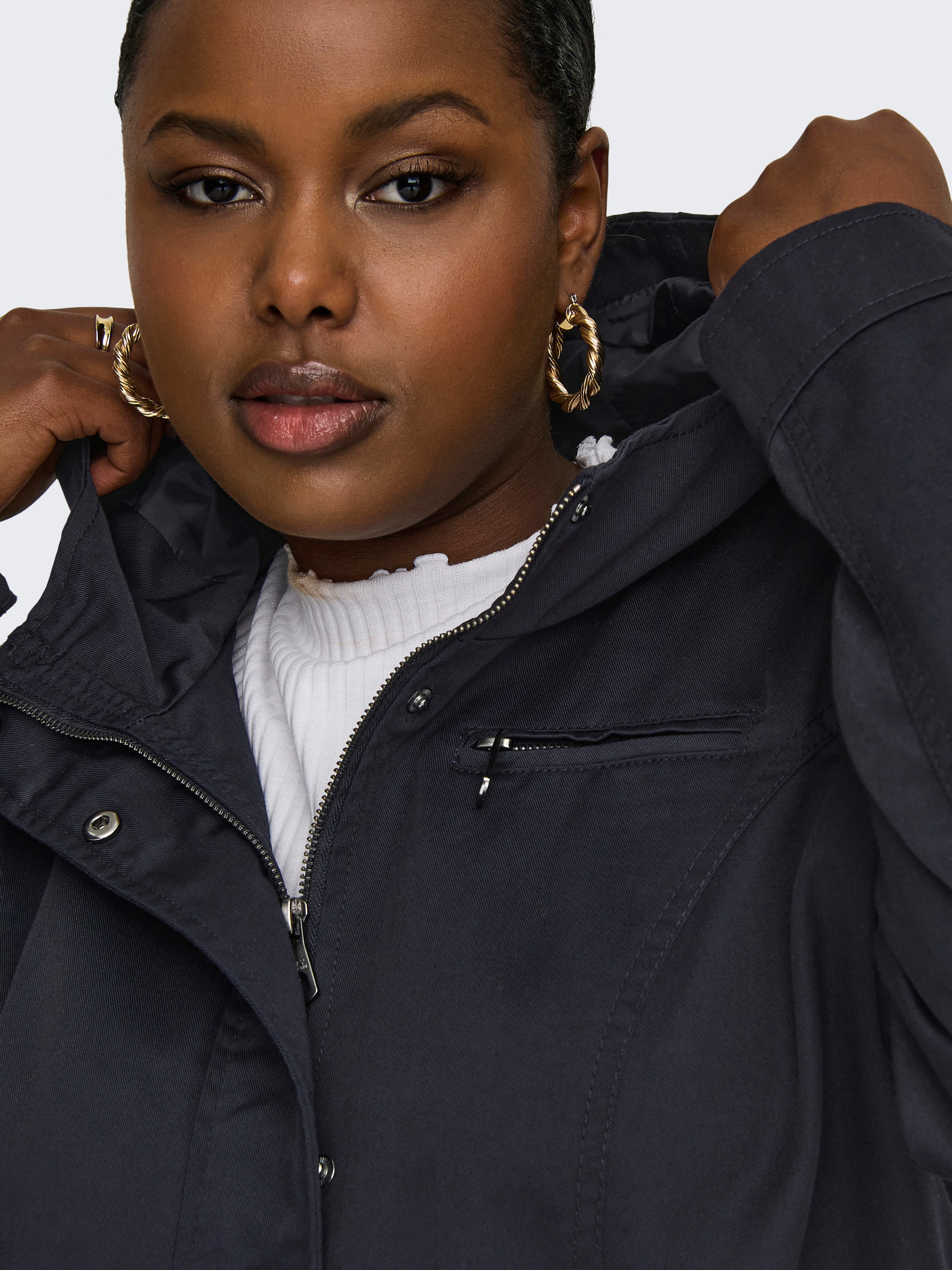 ONLY CARMAKOMA Parka CARLORCA SPRING CANVAS PARKA OTW NOOS