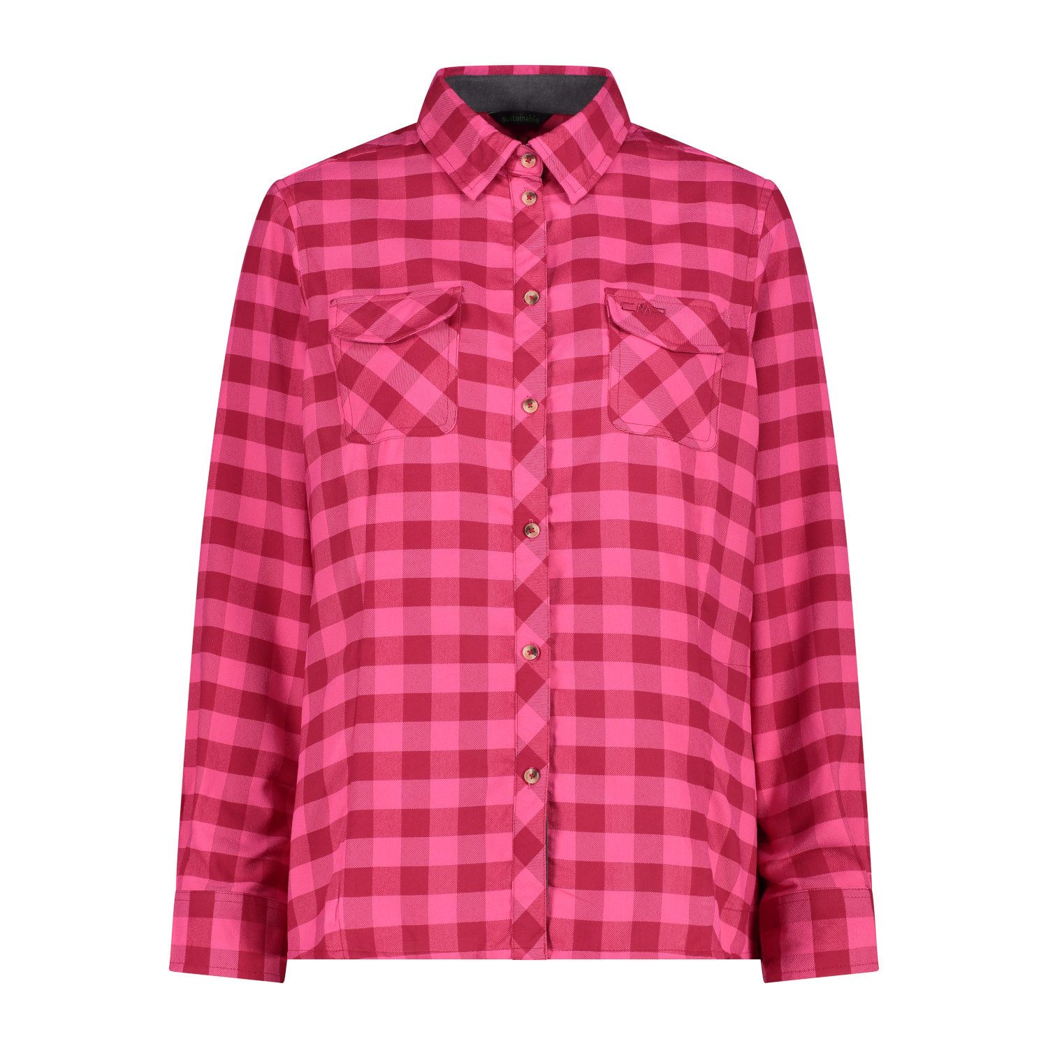 CMP Kurzarmhemd CMP Damen Langarmhemd WOMAN SHIRT 32T1486