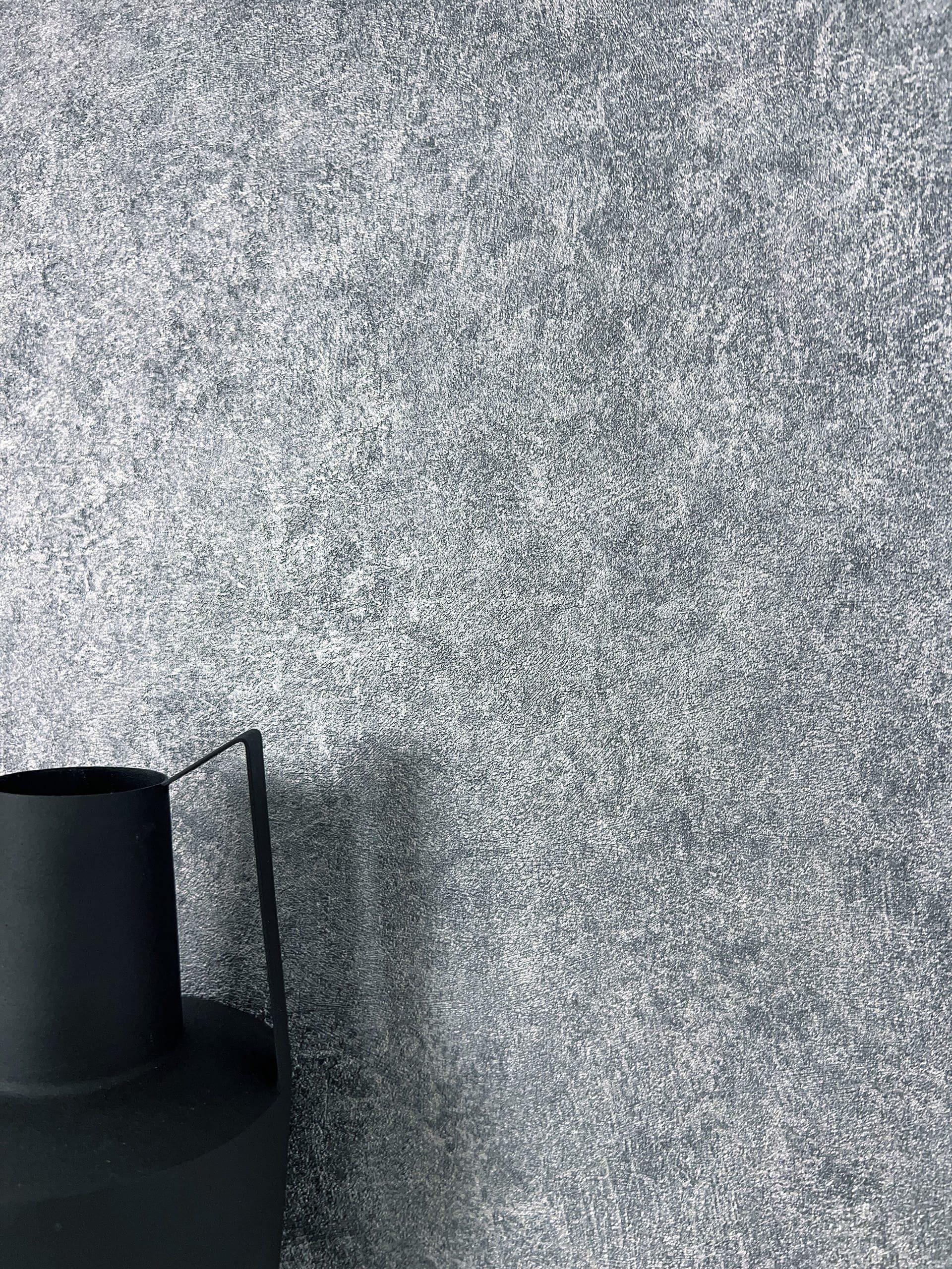Newroom Vliestapete, Grau Tapete Modern Unifarbe günstig online kaufen