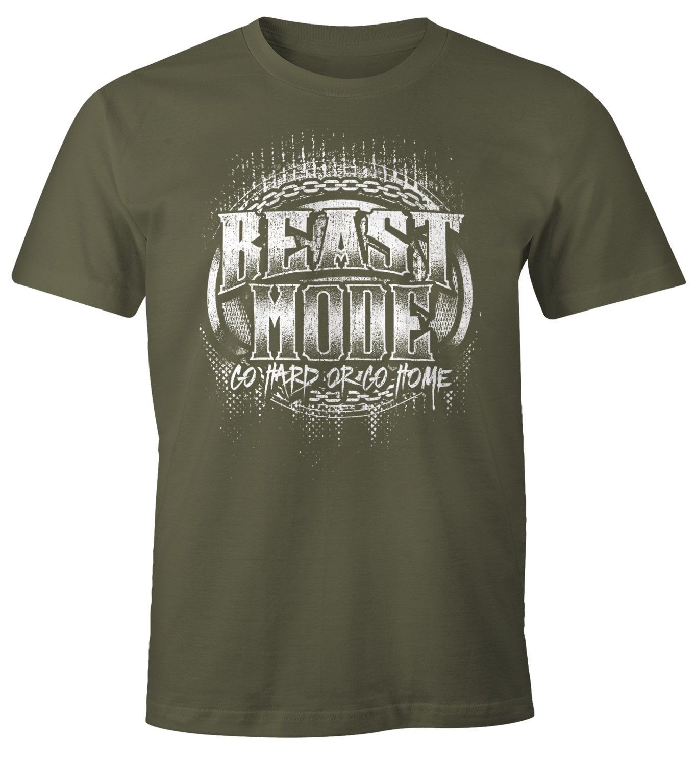 Print-Shirt Herren T-Shirt Beast Mode