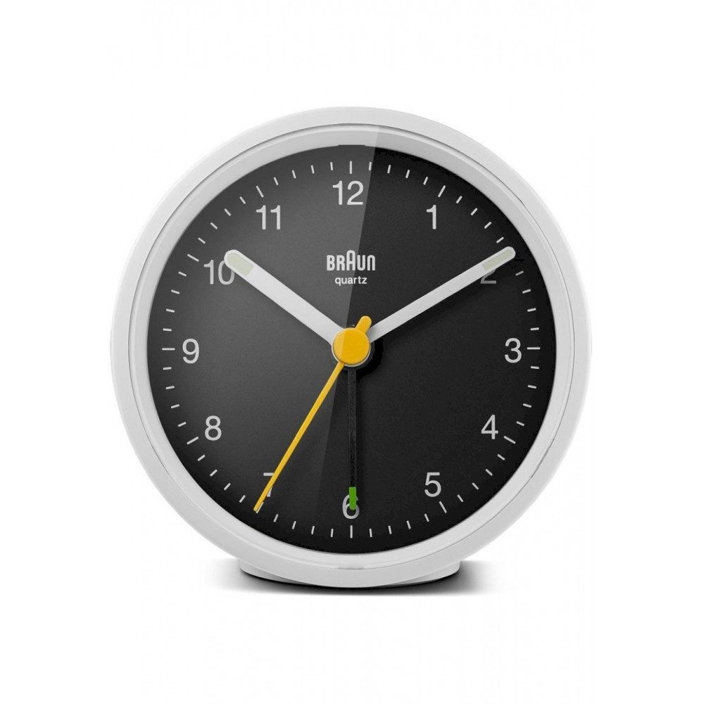 Wecker Braun BC12WB Quarzuhr mit Alarmfunktion.