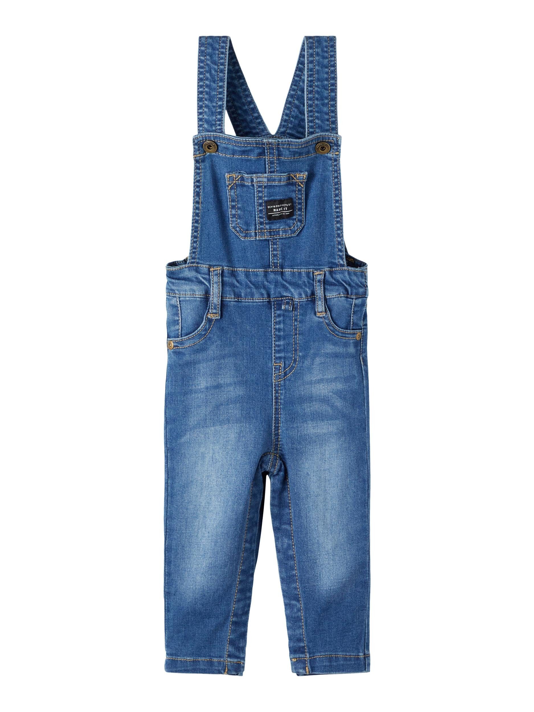 Name It 5-Pocket-Jeans Baby Jeans Latz mit Träger und