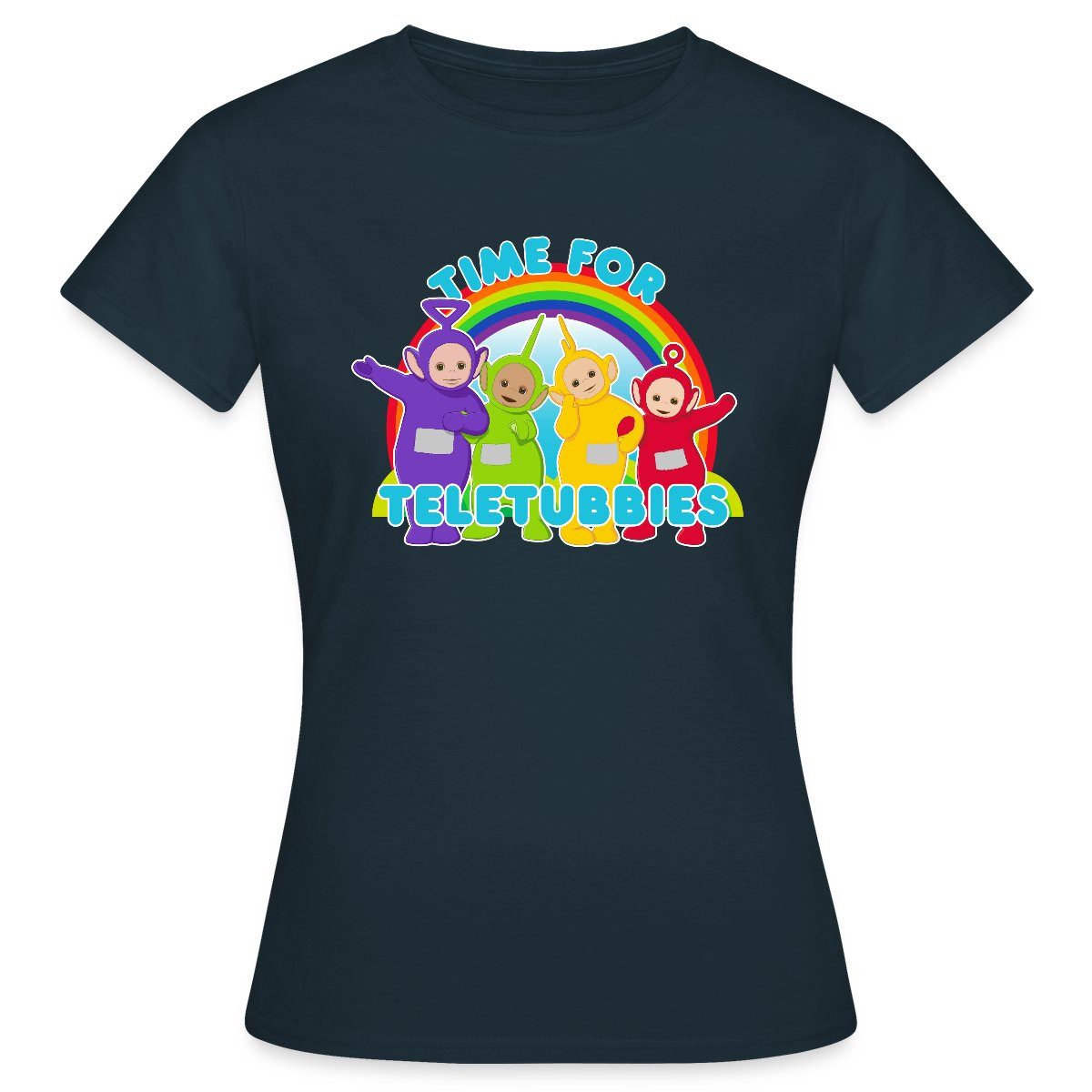 Spreadshirt T-Shirt Teletubbies Time For Teletubbies Frauen T-Shirt (1-tlg)