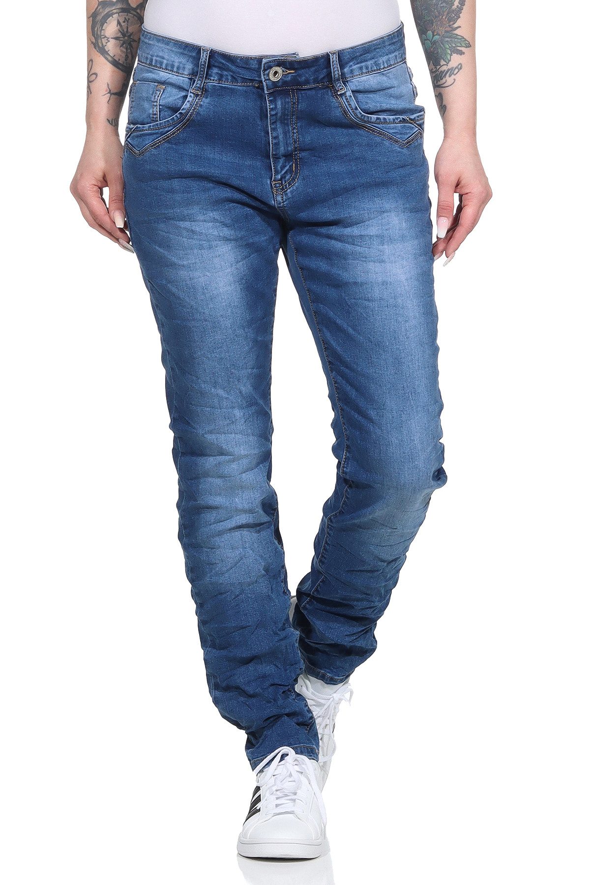 Karostar Stretch-Jeans Karostar Jeans Damen 3 Blau 49 42