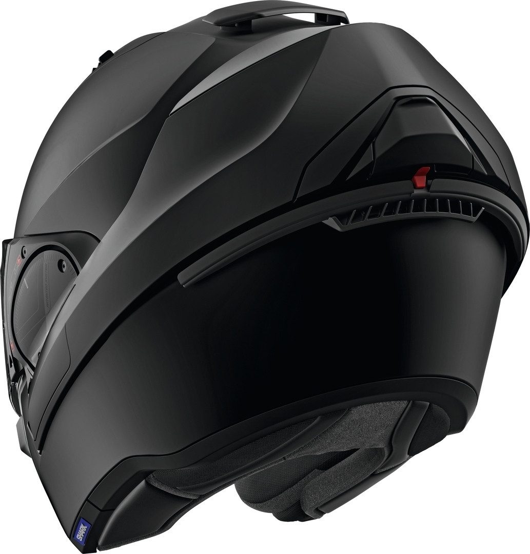 Shark Motorradhelm Evo-ES Blank Klapphelm, integriertes Sonnenvisier