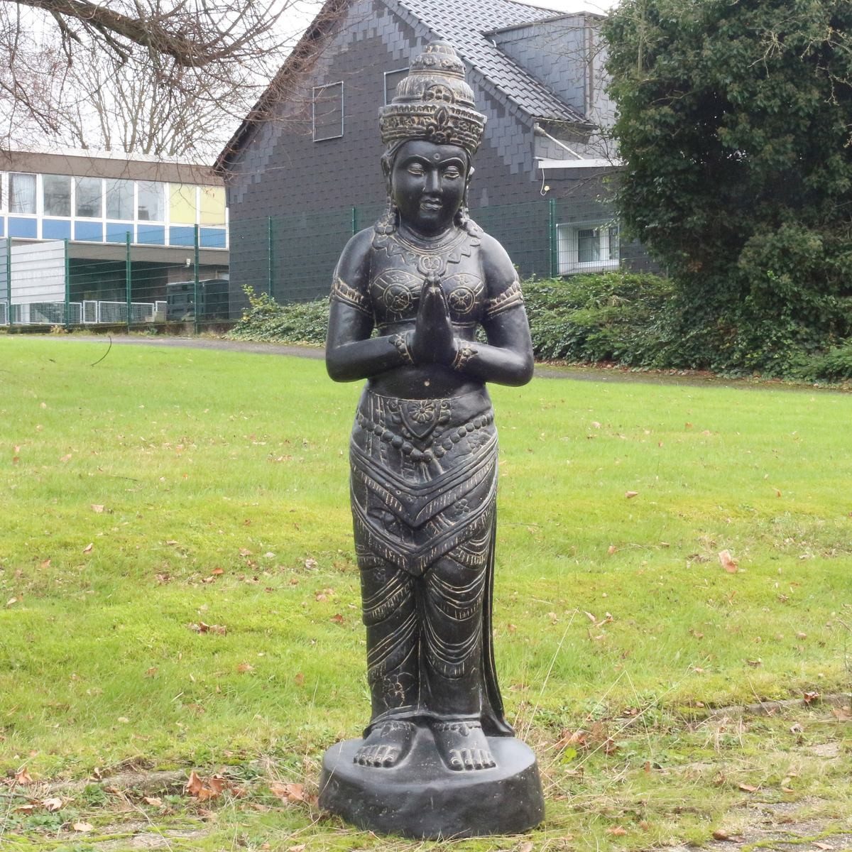 Oriental Galerie Dekofigur Große Devi Garten Figur Beton GRC 153 cm (1 St)