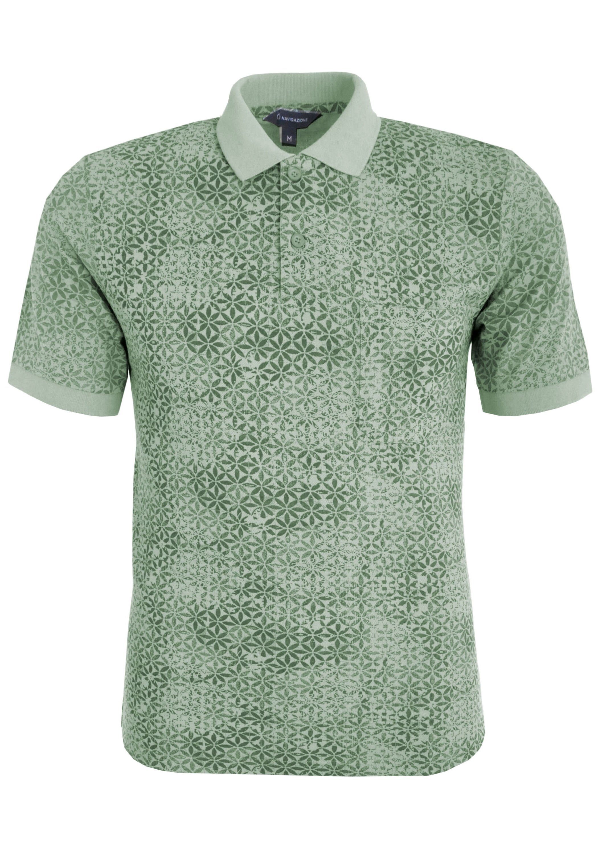 NAVIGAZIONE Poloshirt im lässigen Used-Look
