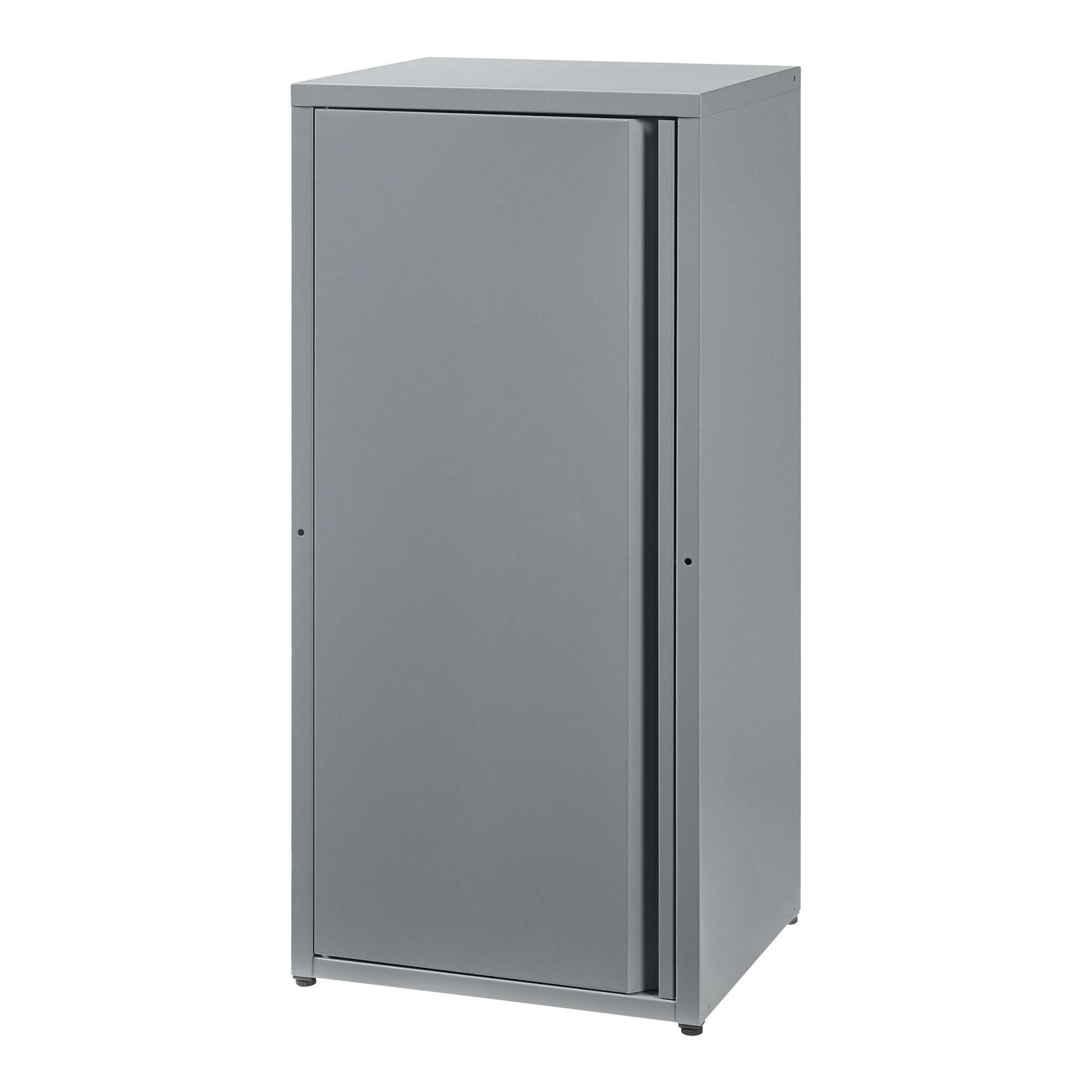 en.casa Mehrzweckschrank »Burlöv« mit 1 Tür und 2 Ablagen 88x40x35 cm Grau