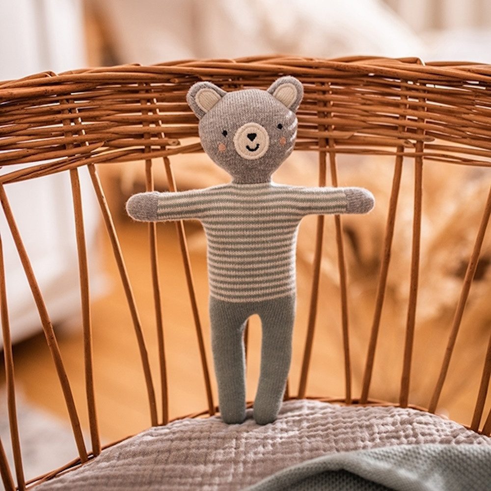 Ava & Yves Kuscheltier Kuschelbär Babybär im Geschenkkarton Stofftier Plüschtier 20cm