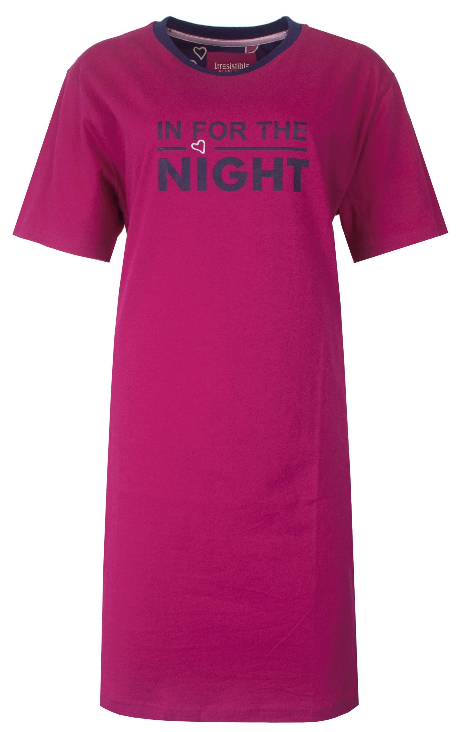 Irresistible Nachthemd Damen Schlafshirt mit kurzem günstig online kaufen