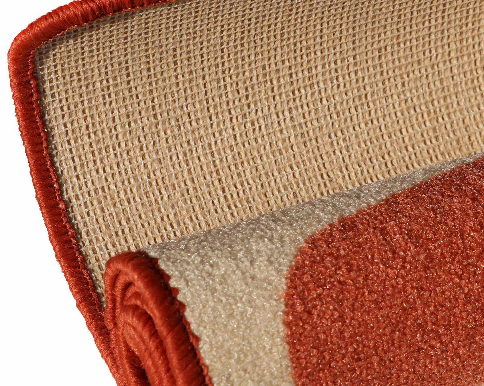 Primaflor-Ideen in Textil Kinderteppich RAINBOW, rechteckig, Höhe: 5 mm, Kurzflor, Motiv Regenbogen, Kinderzimmer