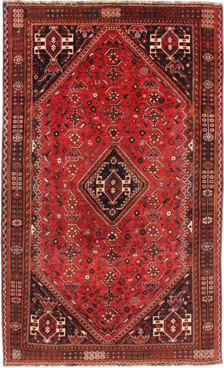 Orientteppich Ghashghai 164x273 Handgeknüpfter Orientteppich / Perserteppich, Nain Trading, rechteckig, Höhe: 12 mm